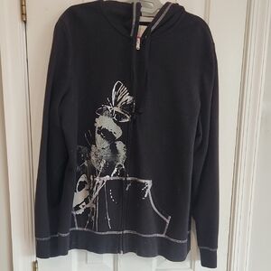 Made for Life Black Graphic Women's Hoodie